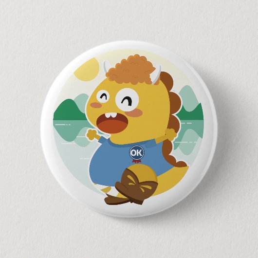 Oklahoma VIPKID Button (Voorkant)