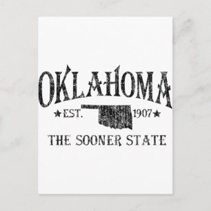 Oklahoma - Vroegere staat Briefkaart