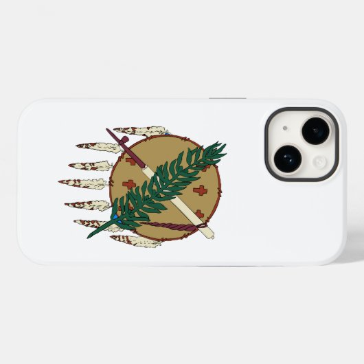 Oklahoma wapen Case-Mate iPhone case (Achterkant (horizontaal))