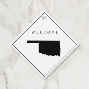 Oklahoma Welcome Bag Gift Label Weddenschap Weeken