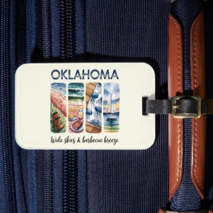 Oklahoma - Wild Skies & Barbeque Breeze Bagagelabel