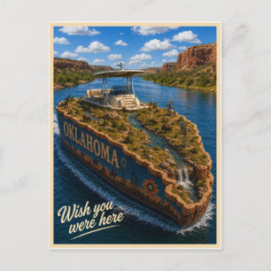 Oklahoma Wish You Were Here State Serie Briefkaart