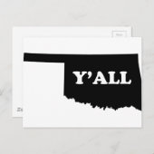 Oklahoma Yall Briefkaart (Voorkant / Achterkant)