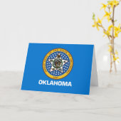 Oklahoman Flag & Seal, Flag of Oklahoma Kaart (Gele Bloem)
