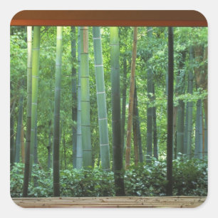 Okochi Sanso, Arashiyama, Kyoto, Japan 3 Vierkante Sticker