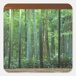 Okochi Sanso, Arashiyama, Kyoto, Japan 3 Vierkante Sticker