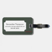 Okra Bagagelabel (Achterkant horizontaal)