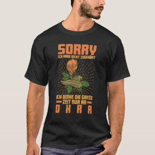 Okra Grogetable Marshmallow Vegan Vegetarian Veget T-shirt