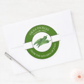 Okra Pickle Étiquette (Enveloppe)