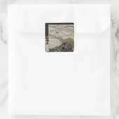 Oktober 1901 vierkante sticker (Tas)