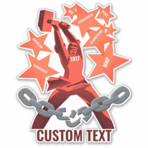 oktober 1917 sticker