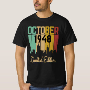 oktober 1948 beperkte uitgave t-shirt