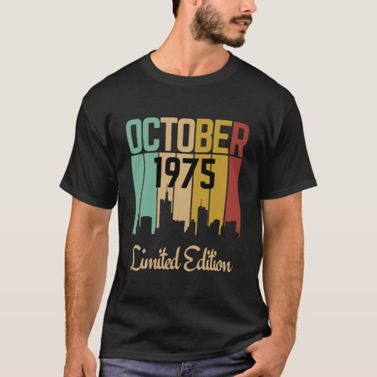 oktober 1975 beperkte uitgave t-shirt (Voorkant)
