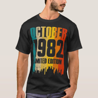 Oktober 1982 39 Years Old Birthday Limited Edition T-shirt