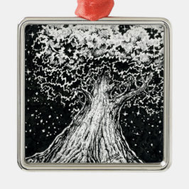 Oktober 2018 Dag 8 - Droogboom Metalen Ornament