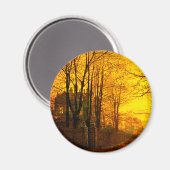 Oktober Afterglow John Atkinson Grimshaw Magneet (Voorkant / Achterkant)