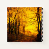 Oktober Afterglow John Atkinson Grimshaw Notitieboek (Achterkant)