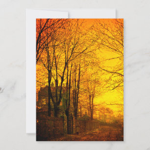 Oktober Afterglow John Atkinson Grimshaw Save The Date