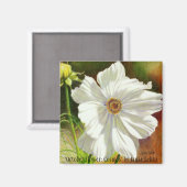 "Oktober Bloem: Kosmos" door Janae L... Magneet (Voorkant / Achterkant)