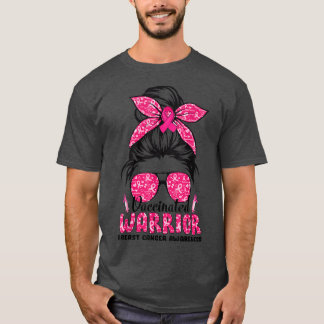 Oktober Breast Cancer Warrior steunt roze lint T-shirt