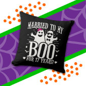 Oktober Bruiloft Jubileum Grappig 17e Jubileum Kussen