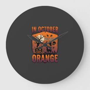 Oktober dragen we oranje Halloween pompoen lama sc Grote Klok