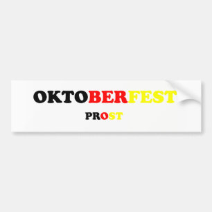 Oktober Fest Prost Bumpersticker
