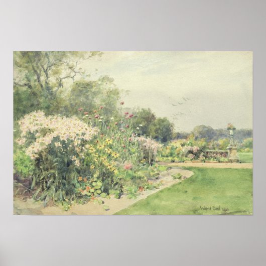 Oktober Flowers Poster (Voorkant)