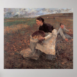 Oktober Gathering-aardappelen Poster