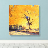 "Oktober Gold" door Maynard Dixon Canvas Afdruk (Insitu (Houten vloer))