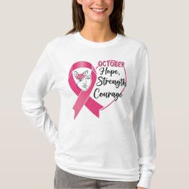 Oktober Hoop Kracht Moed – Pink Ribbon Award T-shirt