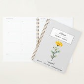 OKTOBER MARIGOLD GEBOORTEBLOEM GEPERSONALISEERD PLANNER (Display)