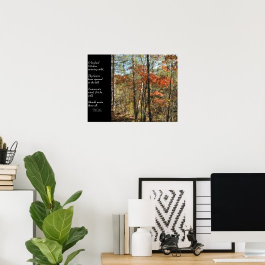 Oktober Morn Poster (Thuiskantoor)