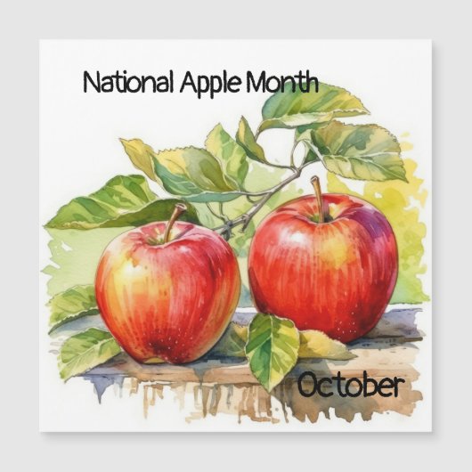 Oktober Nationale Apple Maand (Voorkant)