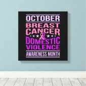 Oktober ondersteuning maand maand maand maand maan canvas afdruk (Insitu (Houten vloer))