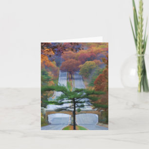 Oktober Road Notecard Kaart