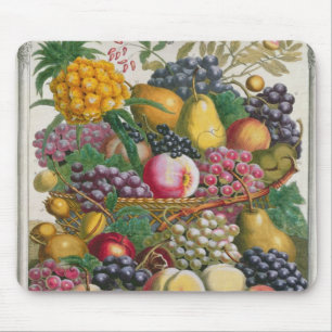 Oktober, van 'twaalf maanden fruit' muismat