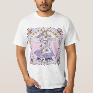 Oktober Verjaardag Angel custom T-shirts