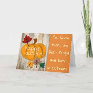 *** OKTOBER** VERJAARDAG MET WAT LIEFDE OOK KAART