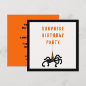 Oktober Verrassingsfeest Kaart (Voorkant / Achterkant)