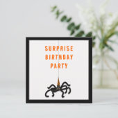 Oktober Verrassingsfeest Kaart (Staand voorkant)