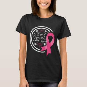 Oktober We Draag Roze Borstkanker Awareness Drago T-shirt