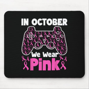 Oktober We Draag Roze Borstkanker Gaming Kinder Jo Muismat