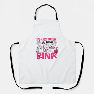 Oktober We Draag Roze Verpleegster Borstkanker Bew Schort
