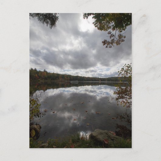 Oktober Wind Blows Briefkaart (Voorkant)