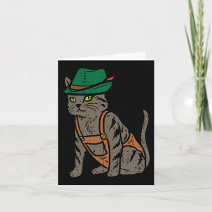 Oktoberfeest Duitse kattenkostuum vrouwen Mannen K Kaart