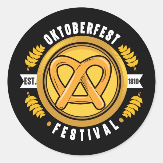 Oktoberfest 1810 Sticker (Voorkant)