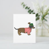 Oktoberfest 2018 - Grappig Duits dachshond kostuum Kaart (Staand voorkant)