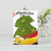 Oktoberfest Allemagne Carte Fête des mariées (Debout devant)