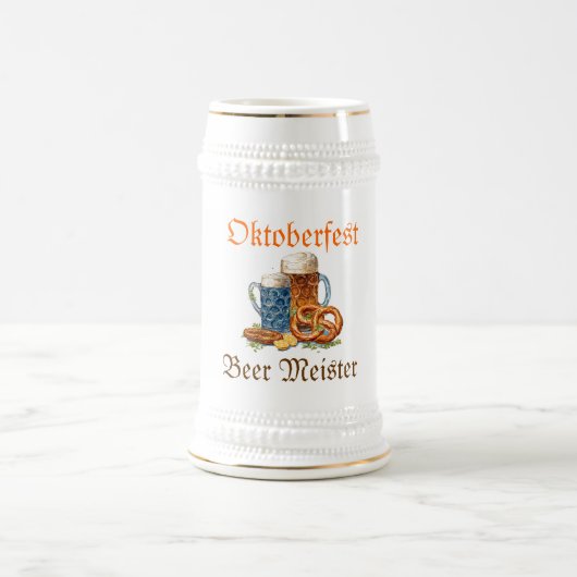 Oktoberfest Beer Meister Mug (Centre)
